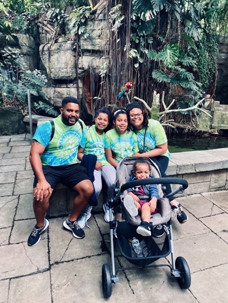 Danielle Troullier and her family enjoying emotional self-care!